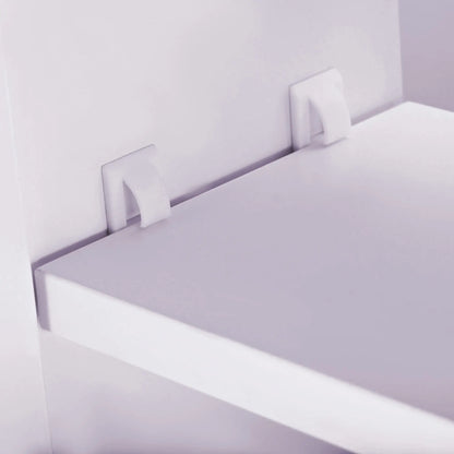 Wall-Mounted Bathroom Mirror Cabinet, Double Doors, Adjustable Shelf, Lilac Mirror Medicine Cabinets at Gallery Canada