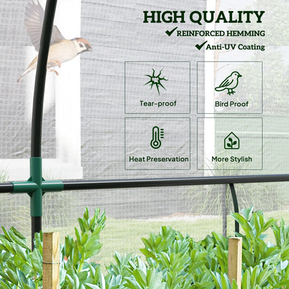 Walk-In Lean-To Greenhouse, 10' x 3' x 5', White Walk In Greenhouses at Gallery Canada