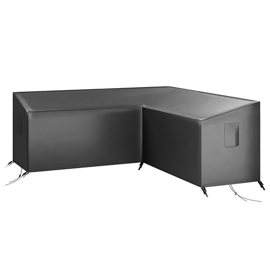 V-Shaped Patio Furniture Cover, Waterproof, 85" x 85", Black Patio Furniture Covers Black at Gallery Canada