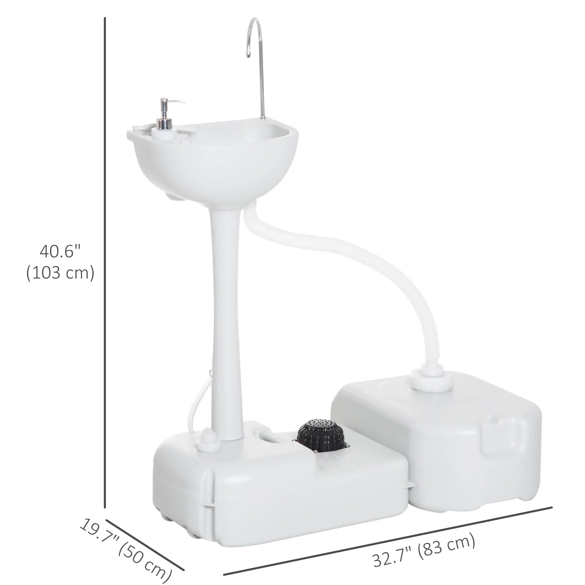 Portable Camping Sink, 17L Water Tank, 24L Recovery Tank Camping Sinks at Gallery Canada