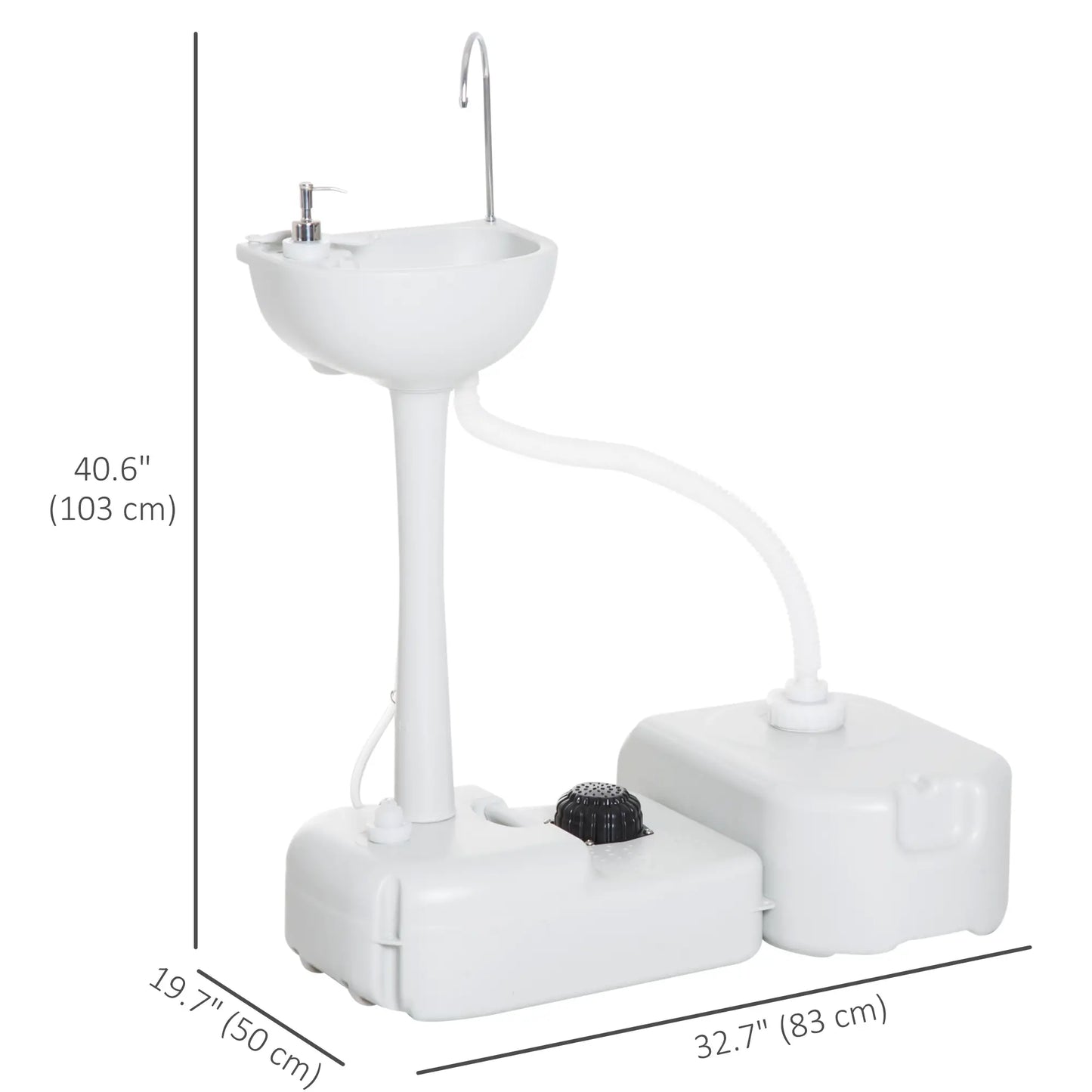 Portable Camping Sink, 17L Water Tank, 24L Recovery Tank Camping Sinks at Gallery Canada