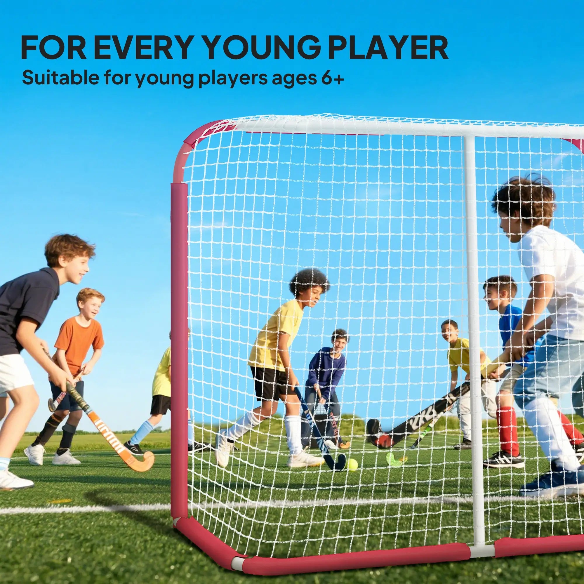 Hockey Net, Steel Frame, PE Mesh, Outdoor Training Equipment Football at Gallery Canada