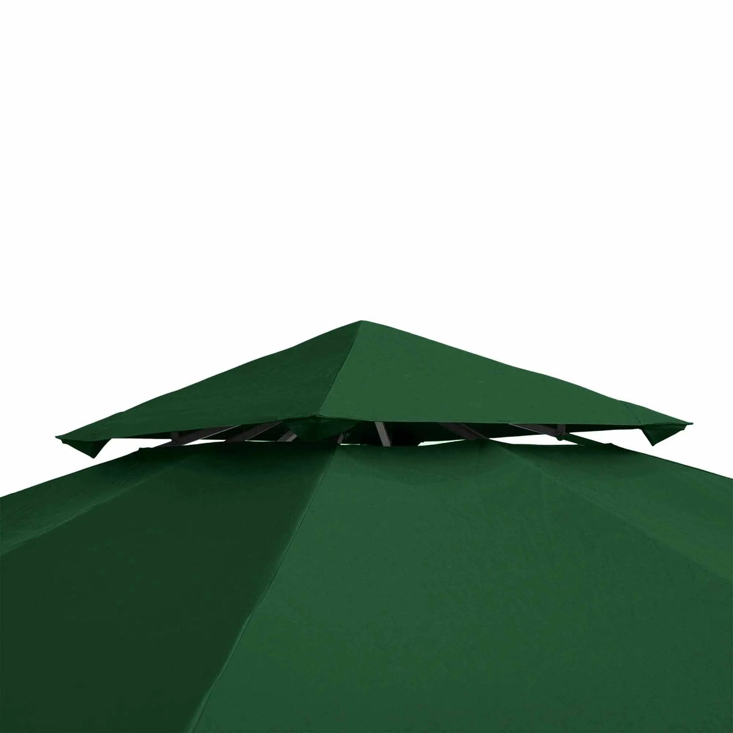 10' x 10' Gazebo Canopy Replacement, 2-Tier Top Cover, Green Gazebo Canopy Replacement at Gallery Canada
