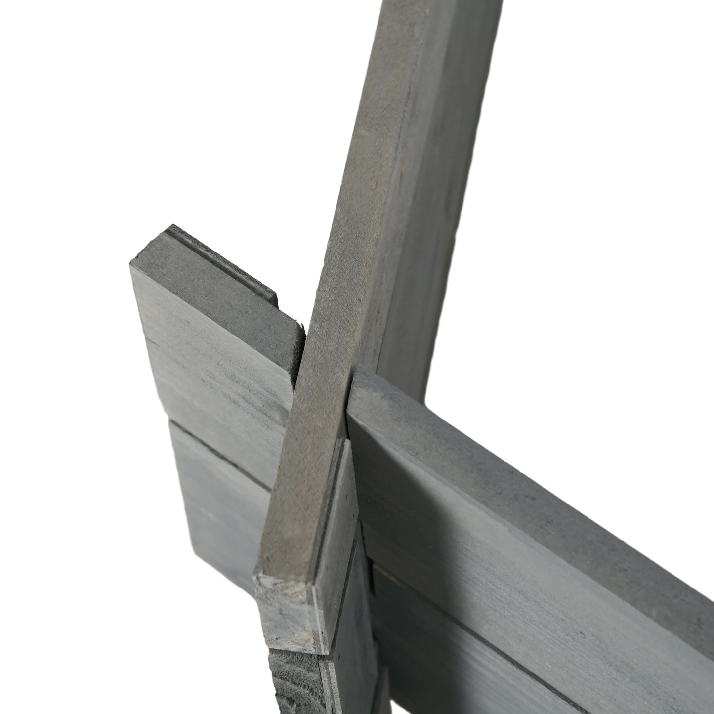 39" x 36" Hexagon Planter Box, Raised Garden Bed, Grey Wooden Planter Boxes at Gallery Canada