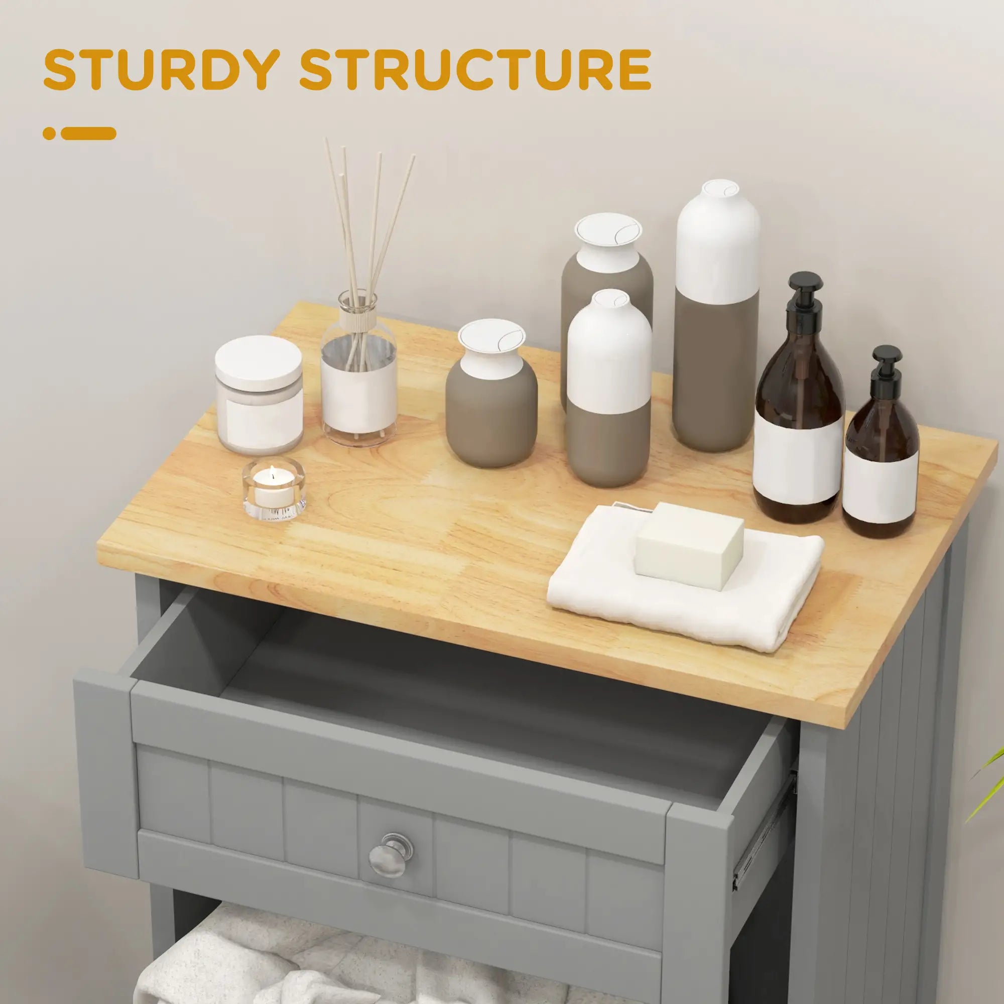 Kitchen Tilt Out Trash Bin Cabinet, Free Standing, Grey Storage Cabinets at Gallery Canada