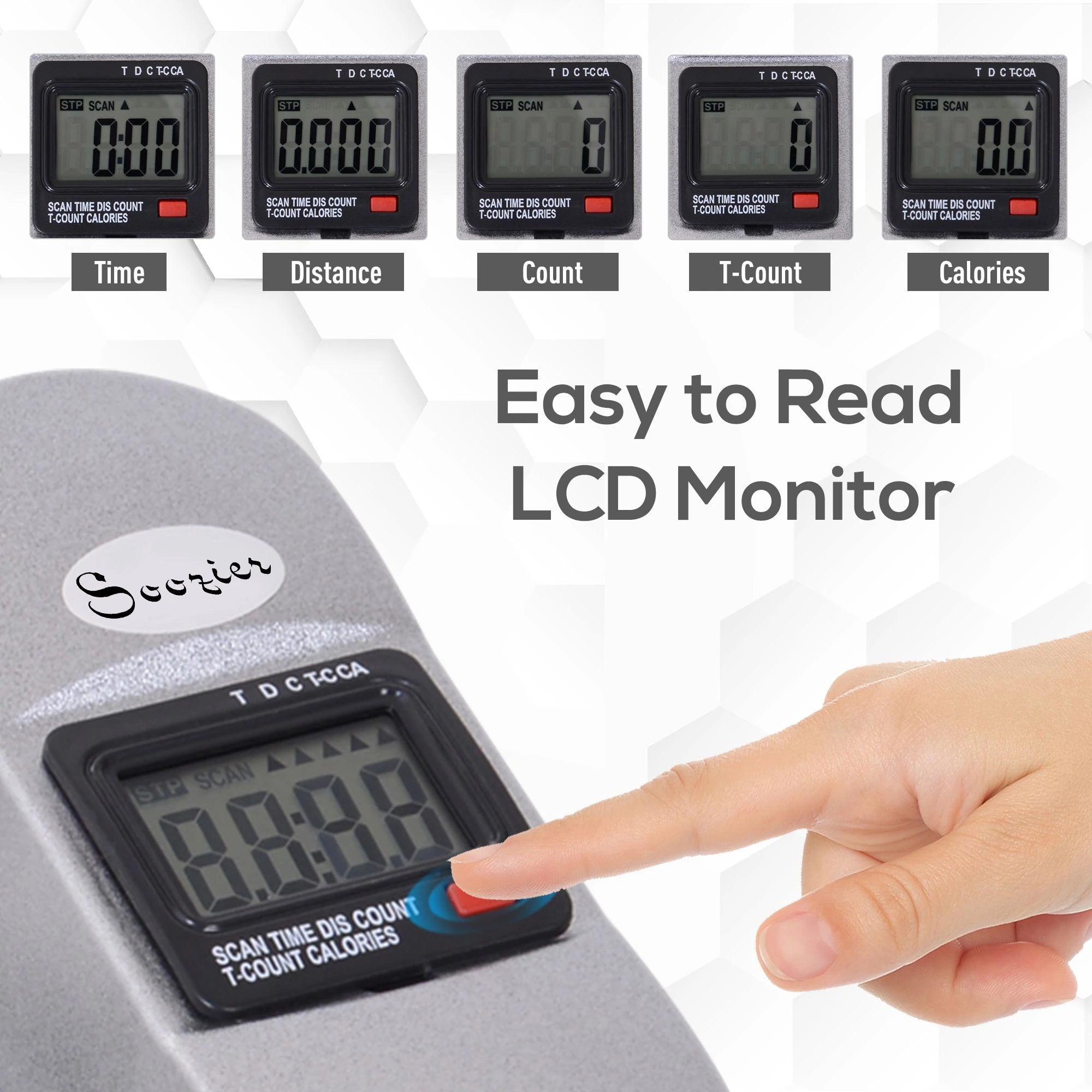 Portable Mini Pedal Exercise Bike, LCD Display, Silver Exercise & Stationary Bikes at Gallery Canada