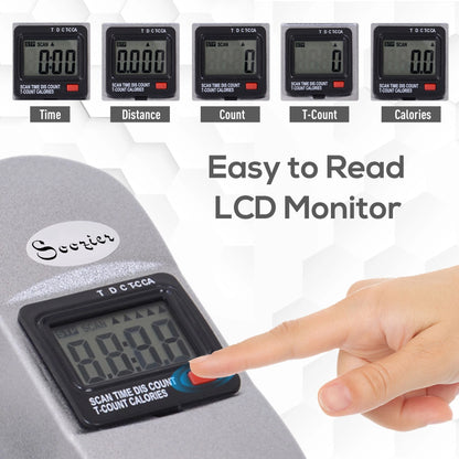 Portable Mini Pedal Exercise Bike, LCD Display, Silver Exercise & Stationary Bikes at Gallery Canada