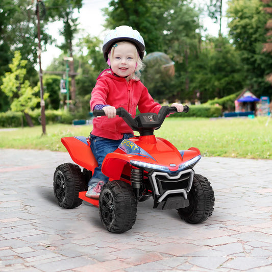 Kids ATV, 6V Battery Powered, for 18-36 Months, Red Electric Ride On Toys Red at Gallery Canada