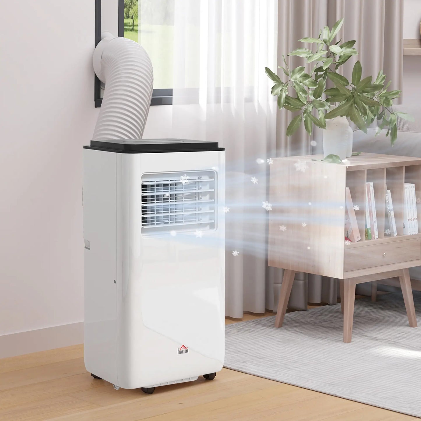 8,000 BTU Mobile Air Conditioner, 345 Sq. Ft., Dehumidifier Fan, White Air Conditioner at Gallery Canada