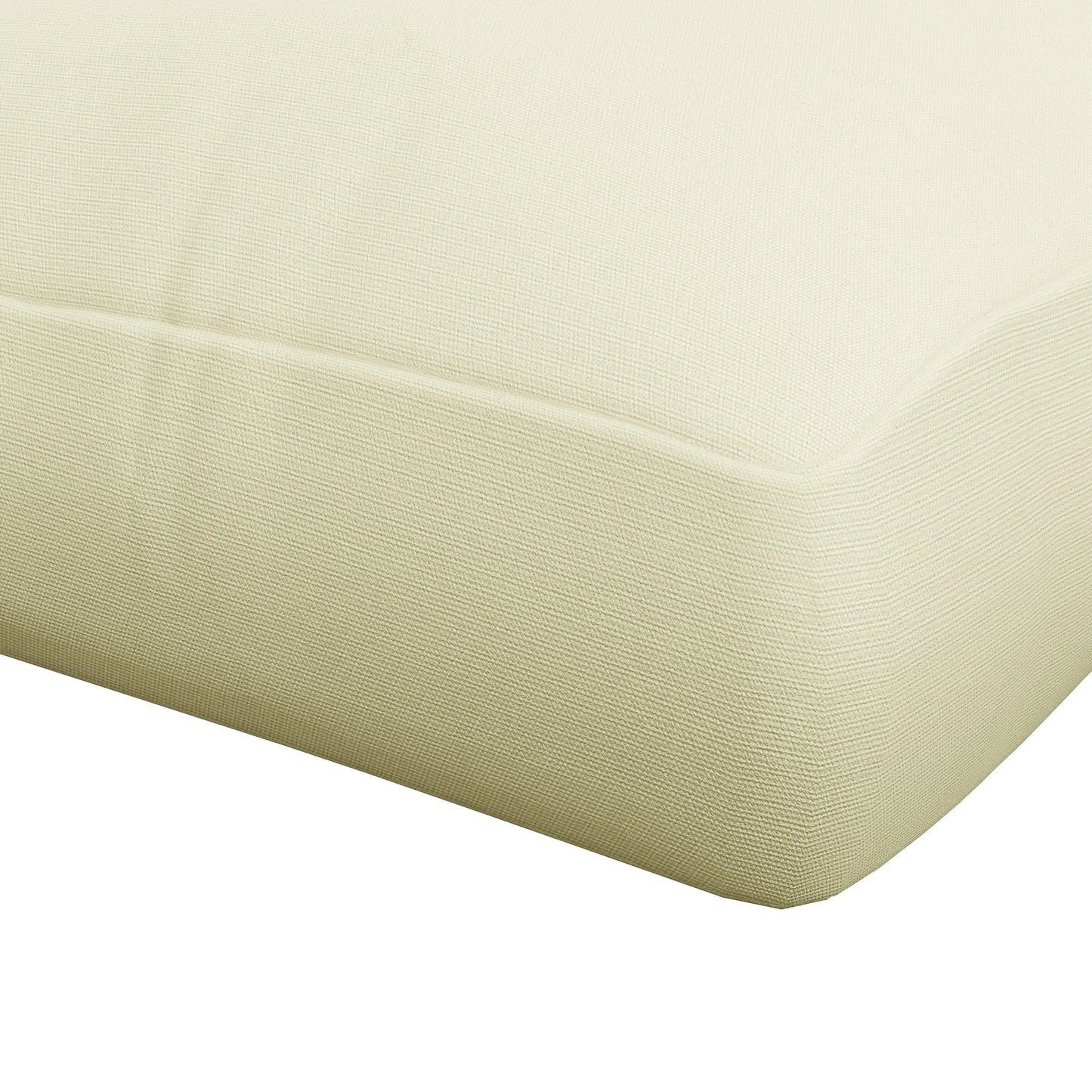 2 Seater 5" Thick Outdoor Seat Cushions, Cream White Patio Chair Cushions at Gallery Canada