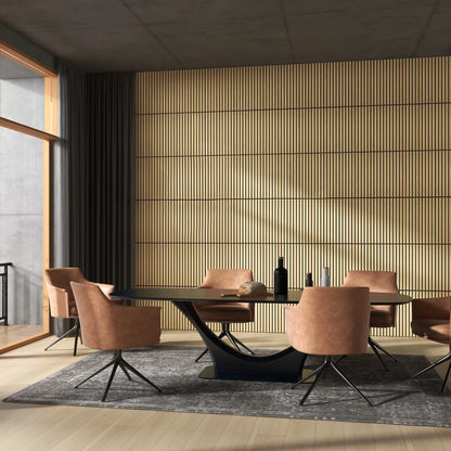 24x24 Wood Panels, 4 Pack Acoustic Panels, Sound Absorbing, Oak Home Accessories at Gallery Canada