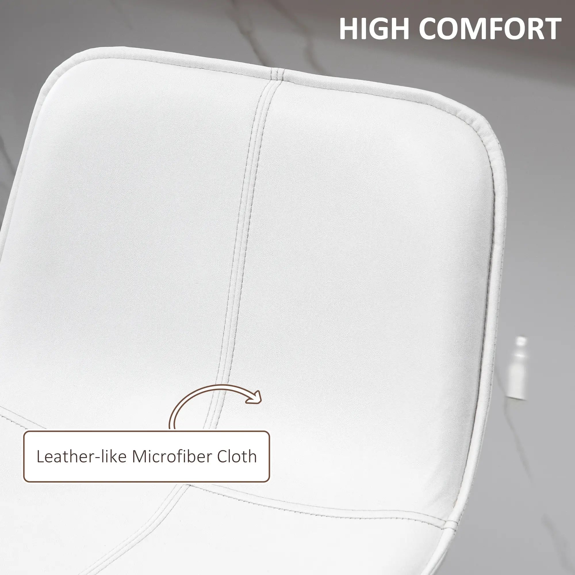 Upholstered Counter Height Bar Stools, Set of 2, Steel Legs Bar Stools at Gallery Canada