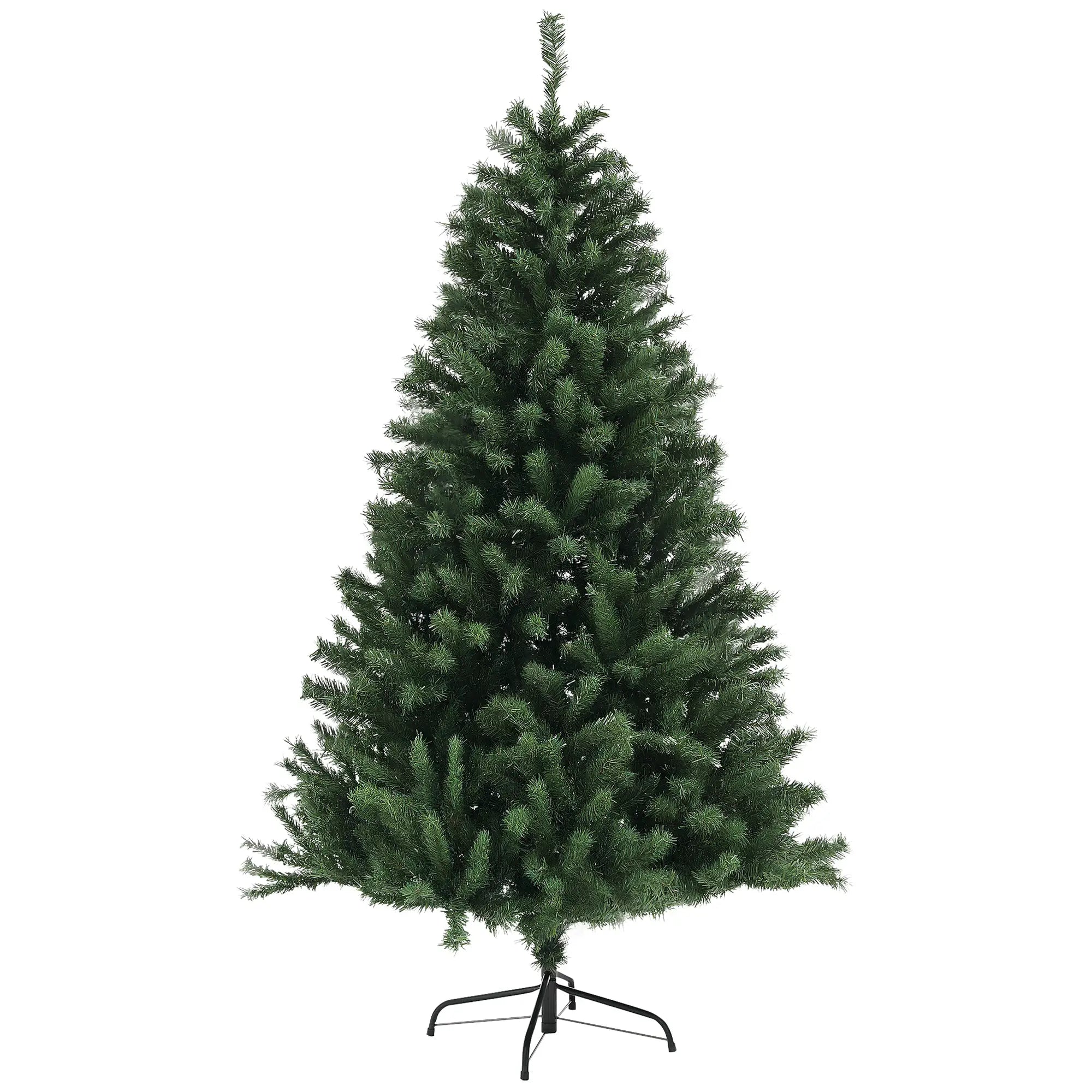 6ft Artificial Christmas Tree, Auto Open, Steel Base, Green Artificial Christmas Trees at Gallery Canada