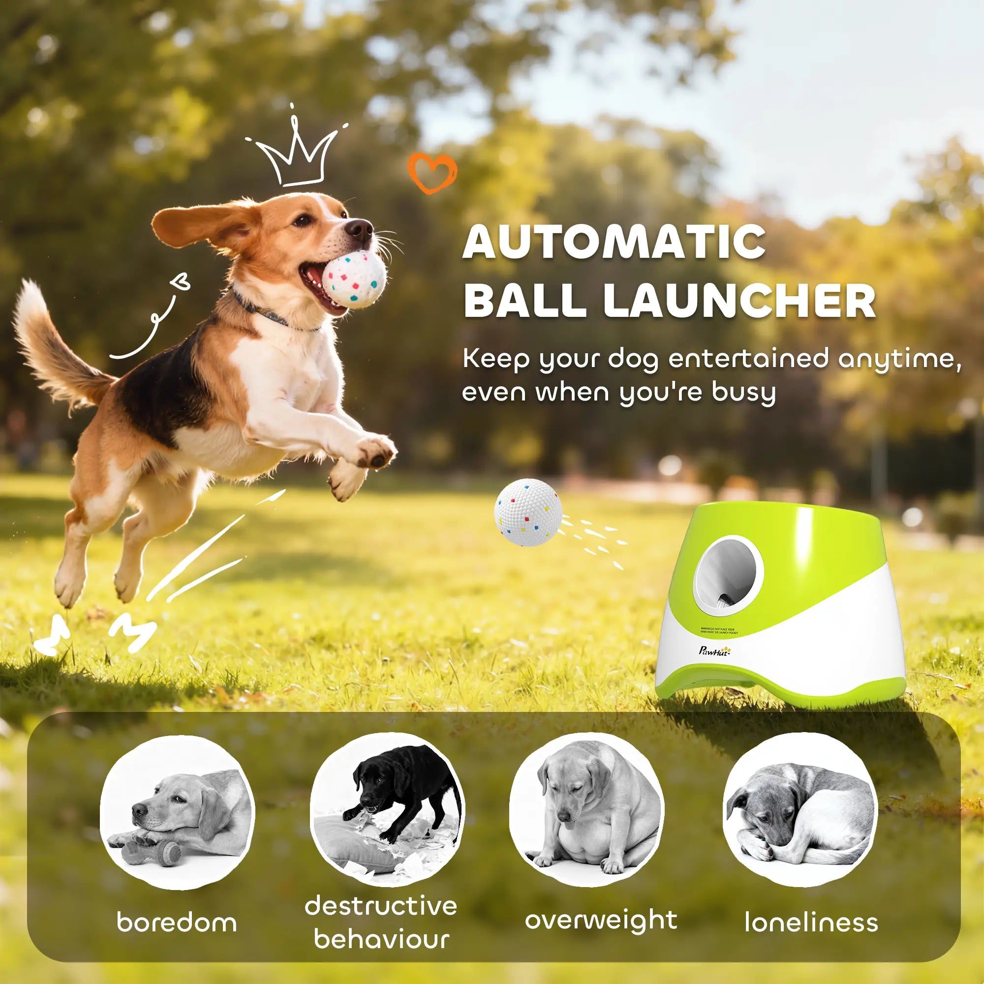 Automatic Dog Ball Launcher, 2.3