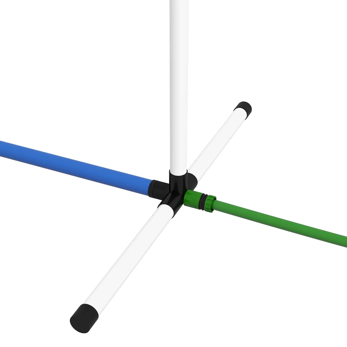 2PCs Dog Agility Kit, Weave Poles, Spray Tube, Whistle, Carry Bag, White Dog Agility Training Equipment at Gallery Canada