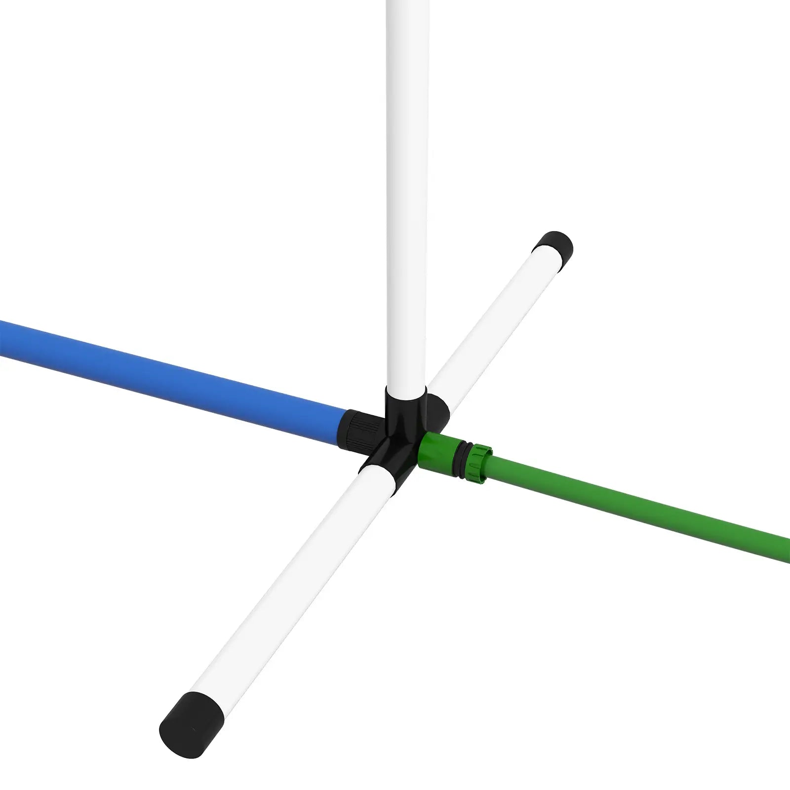 2PCs Dog Agility Kit, Weave Poles, Spray Tube, Whistle, Carry Bag, White Dog Agility Training Equipment at Gallery Canada