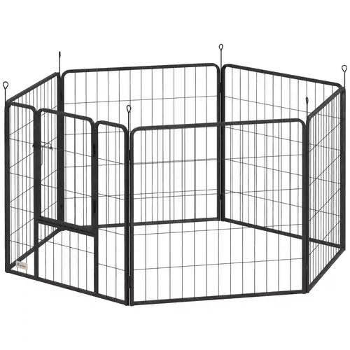 Heavy Duty Dog Playpen, 6 Panels, 31.5