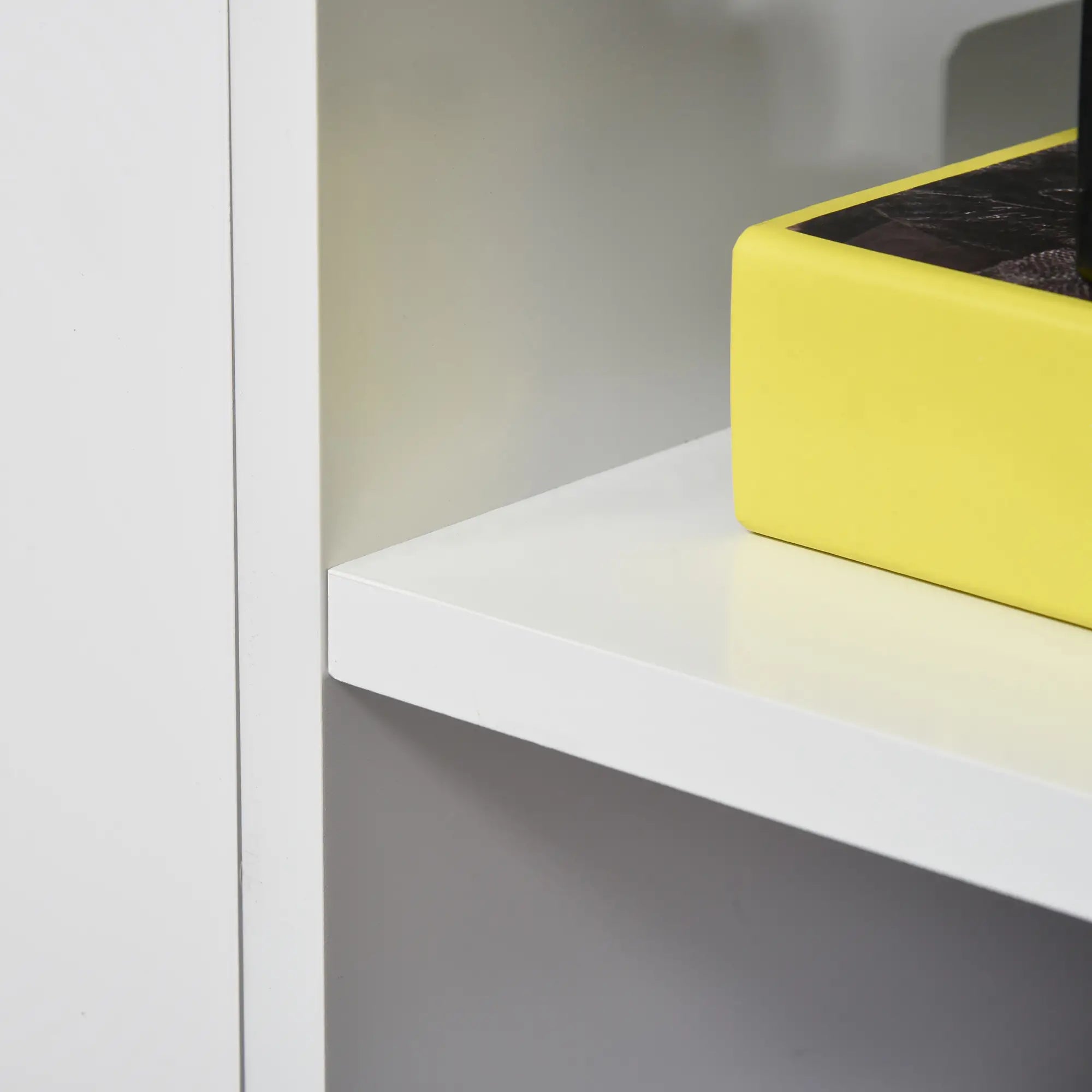 Modern Wooden TV Stand, 2 Storage Cabinets, Fits 65