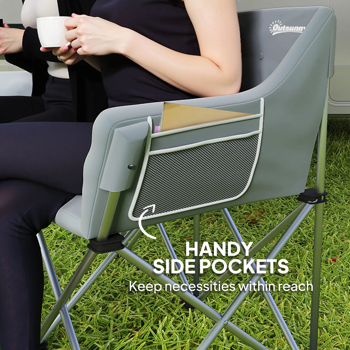 Double Camping Chair, Oversized Loveseat, Heavy Duty, Supports 529 lbs Picnic Tables & Camping Chairs at Gallery Canada