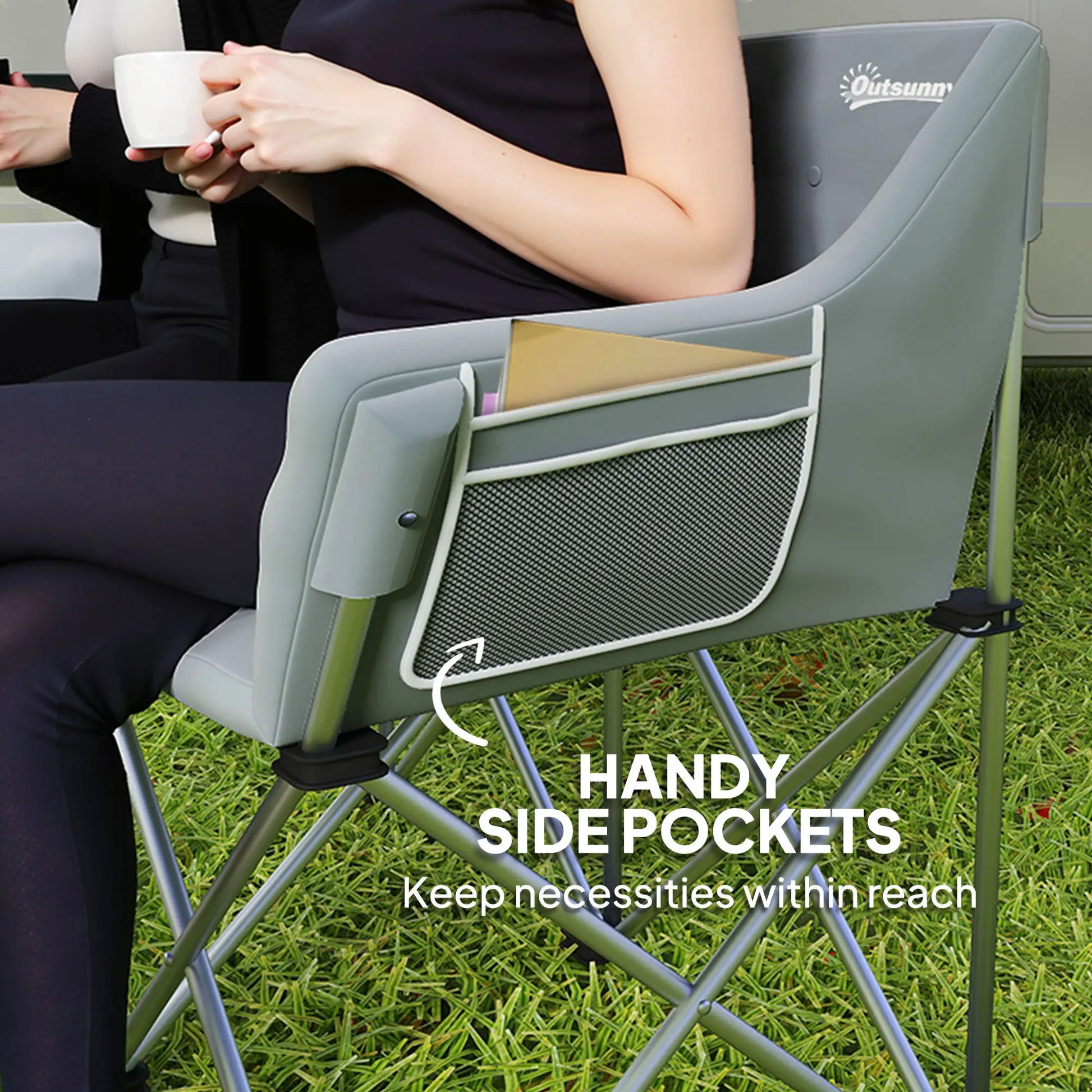 Double Camping Chair, Oversized Loveseat, Heavy Duty, Supports 529 lbs Picnic Tables & Camping Chairs at Gallery Canada