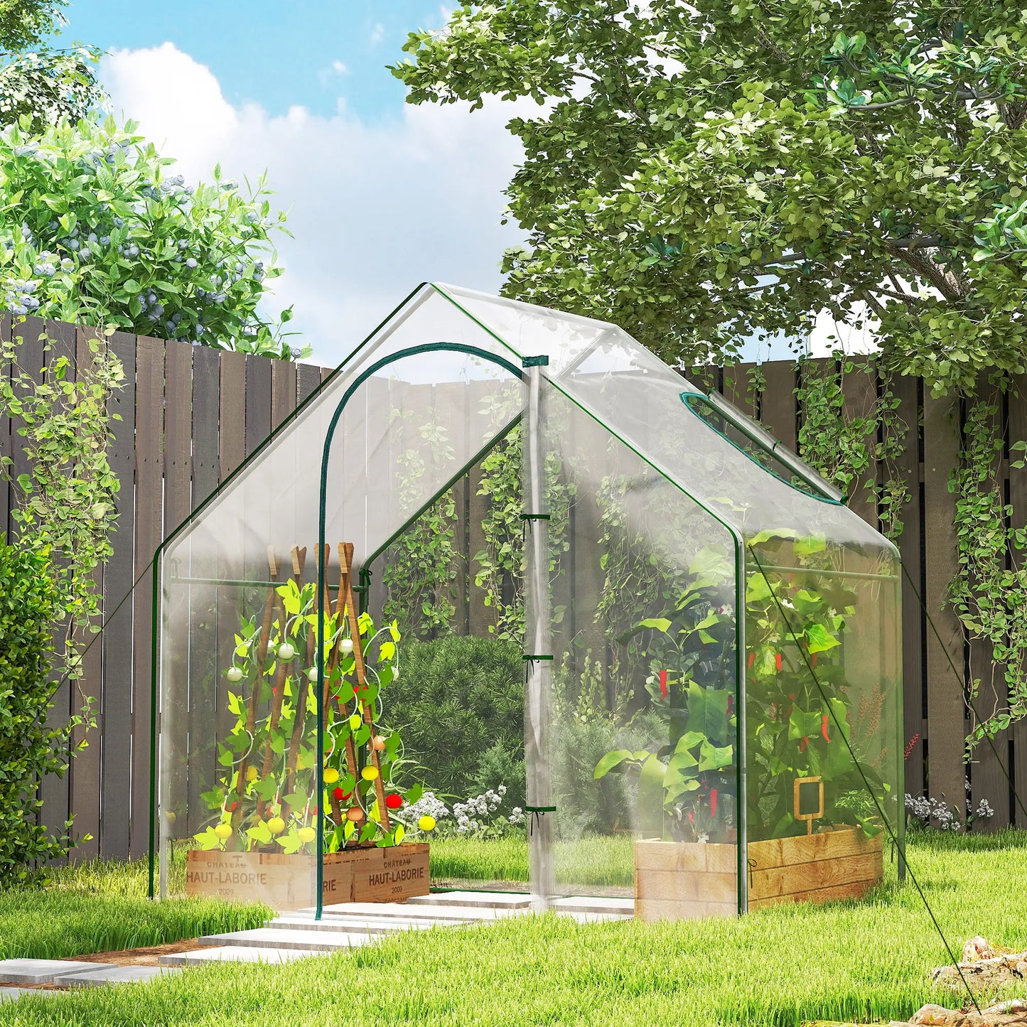 6'x3.3'x5.5' Walk-in Greenhouse, Portable Mini for Plants, Clear Cover Mini Greenhouses at Gallery Canada