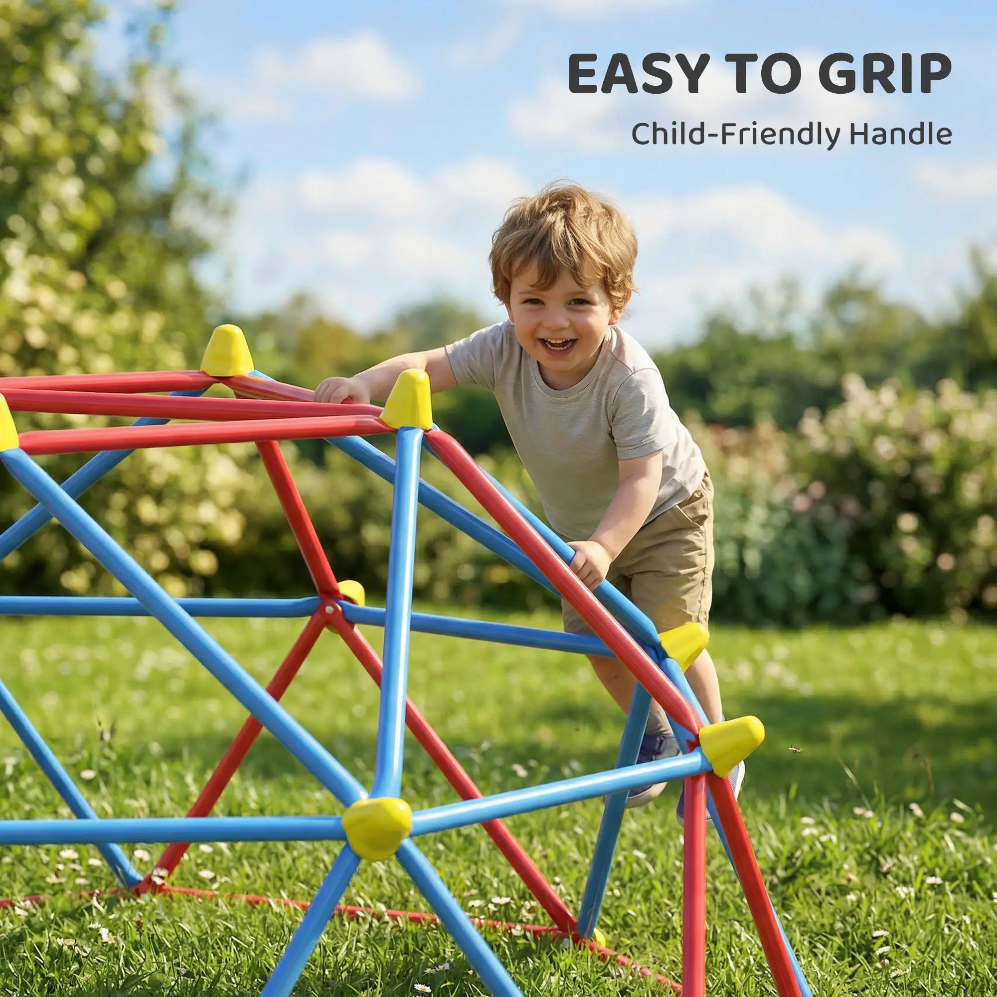 6 FT Climbing Dome Jungle Gym, UV-Resistant Steel, 396 lbs, Ages 3-8, Rust Gym Sets & Swings at Gallery Canada