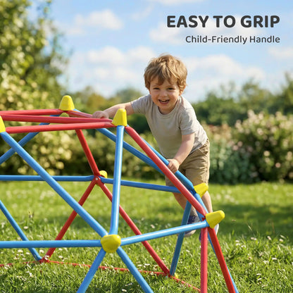 6 FT Climbing Dome Jungle Gym, UV-Resistant Steel, 396 lbs, Ages 3-8, Rust Gym Sets & Swings at Gallery Canada