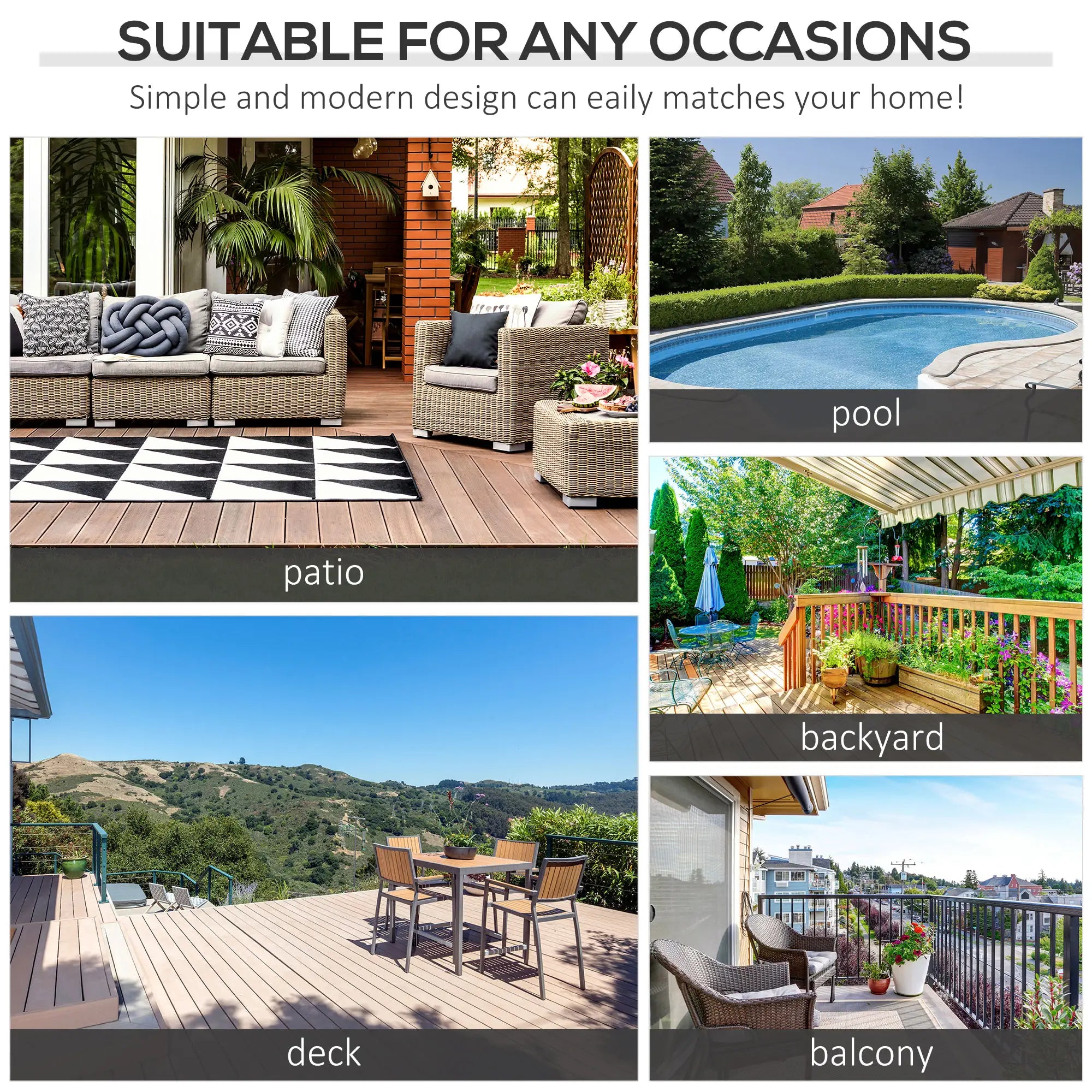 Rattan Coffee Table, 35.4