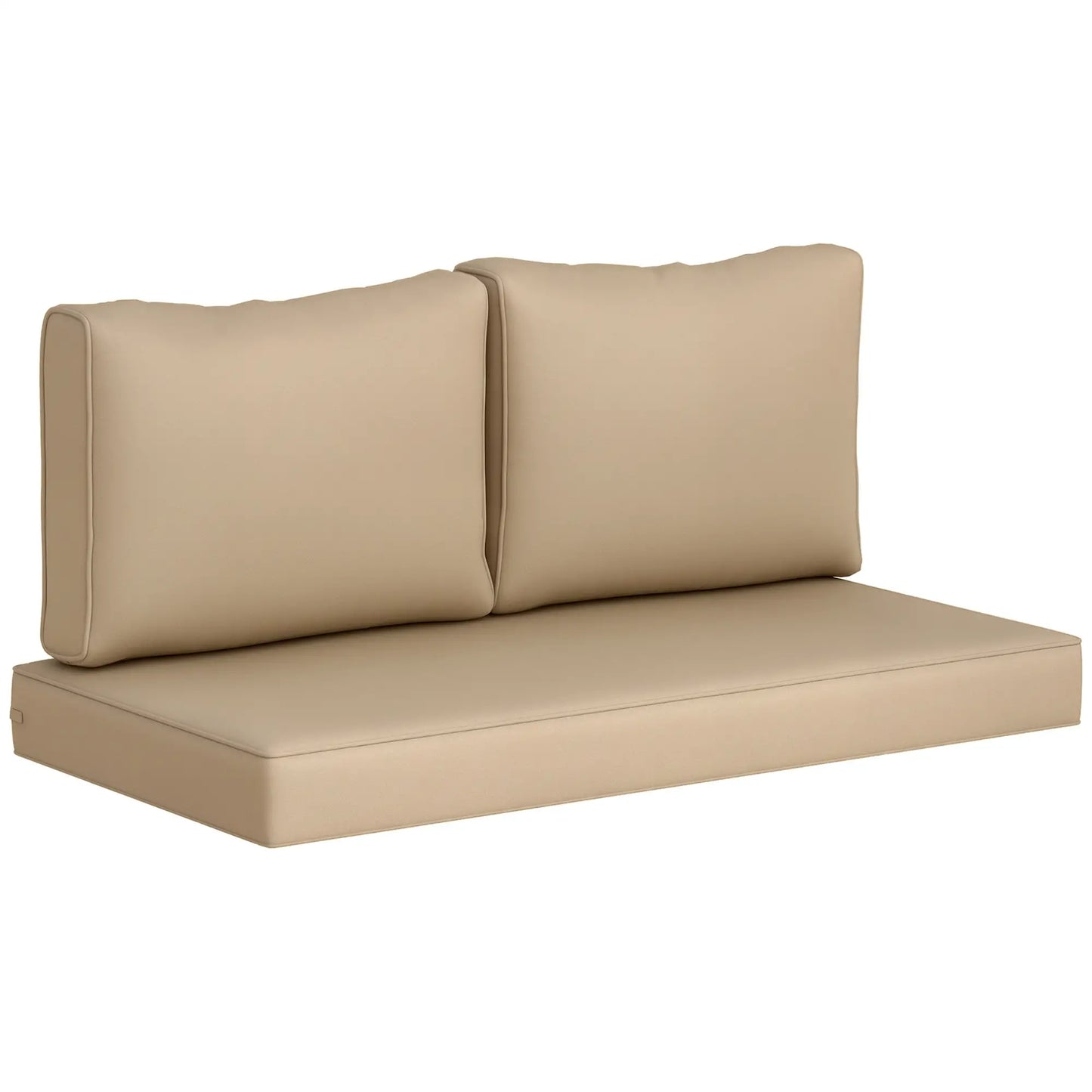 Outdoor Seat Cushions With Backrest, Loveseat Double Sofa, Beige Patio Chair Cushions at Gallery Canada