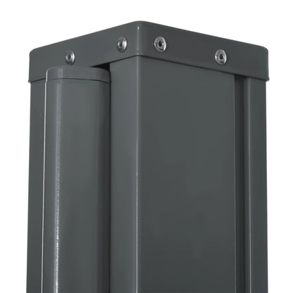 118" x 63" Retractable Patio Awning, Outdoor Privacy Screen, UV Wind Resistant, Black Side Awnings at Gallery Canada