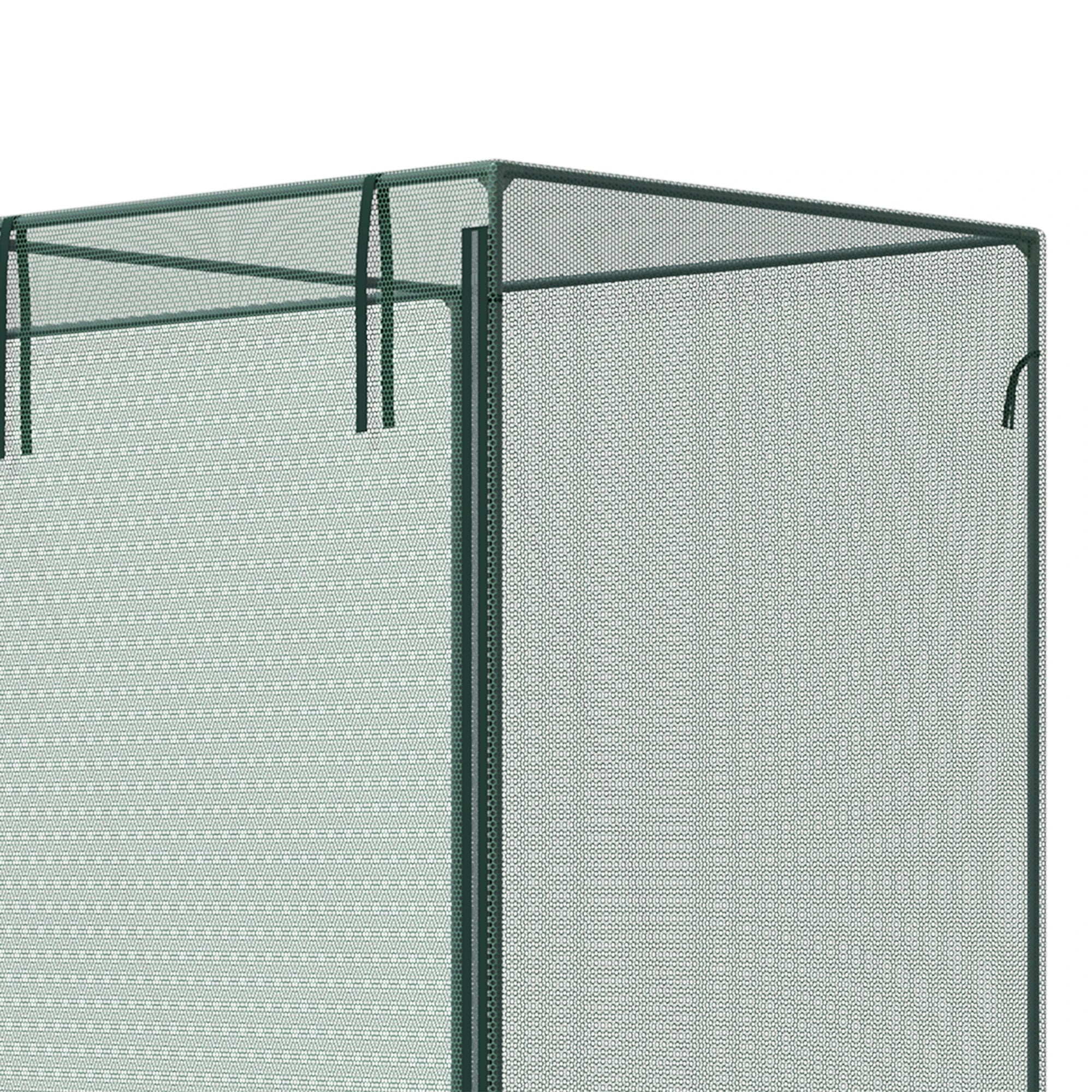 6.5 x 3.3ft Crop Cage, Plant Protector, Zippered Door, Storage Bag, Green Walk In Greenhouses at Gallery Canada