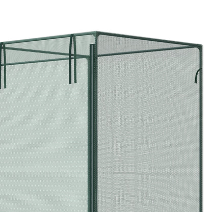 6.5 x 3.3ft Crop Cage, Plant Protector, Zippered Door, Storage Bag, Green Walk In Greenhouses at Gallery Canada