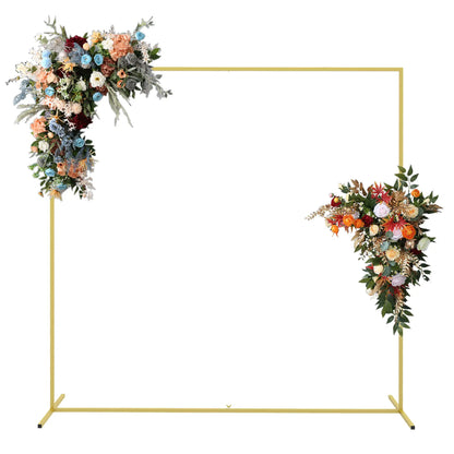 6.6 x 6.6FT Backdrop Stand, Square Metal Wedding Arch, Gold Garden Arches at Gallery Canada