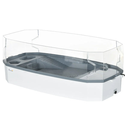 Turtle Tank Kit With Basking Platform, Water Pump, Filter Layer Design Houses & Habitats White at Gallery Canada