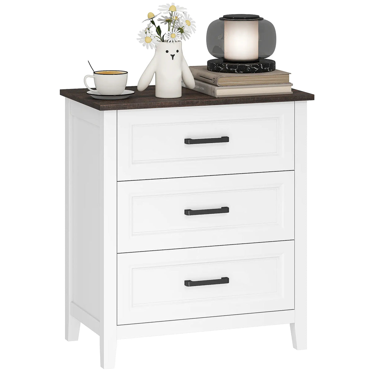3 Drawer Dresser Chest For Bedroom Storage Chest Of Drawers