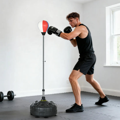 Reflex Bag, Speed Bag with Stand, 57.9"-65" Adjustable, Home Gym Boxing More-Strength Training Equipment at Gallery Canada