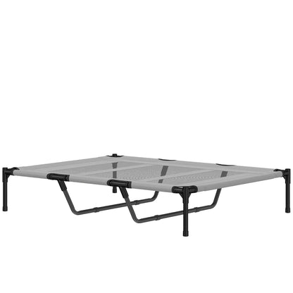 Elevated Dog Bed, XL Dog Cot, 48" x 36" x 9", Light Grey Elevated Dog Beds Light Grey at Gallery Canada