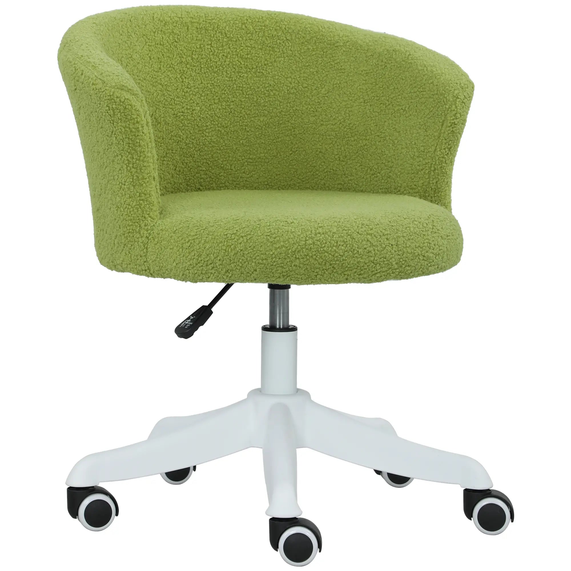 Armless Office Chair, Adjustable Height, Swivel Wheels, Mid Back, Light Green Task Chairs at Gallery Canada