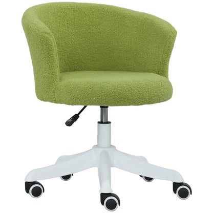 Armless Office Chair, Adjustable Height, Swivel Wheels, Mid Back, Light Green Task Chairs at Gallery Canada