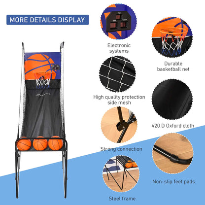 Basketball Hoop Arcade Game with Electronic Score Board, Black Basketball at Gallery Canada