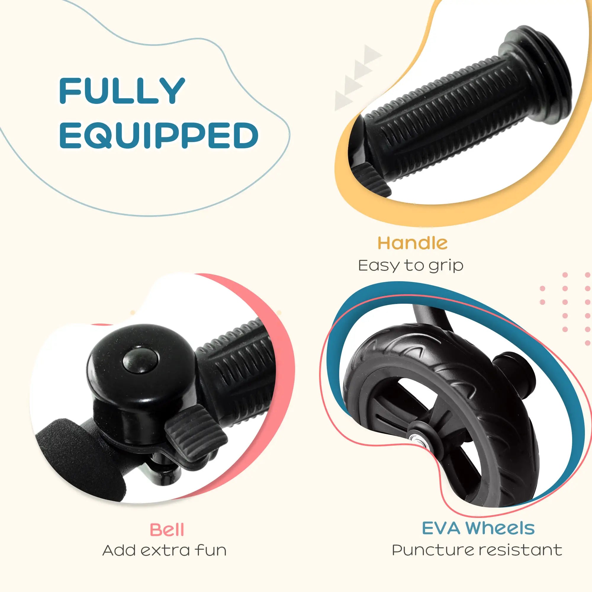 Kids Tricycle, Toddler Trike for Boys and Girls, Ages 18+ Months Tricycles for Kids at Gallery Canada