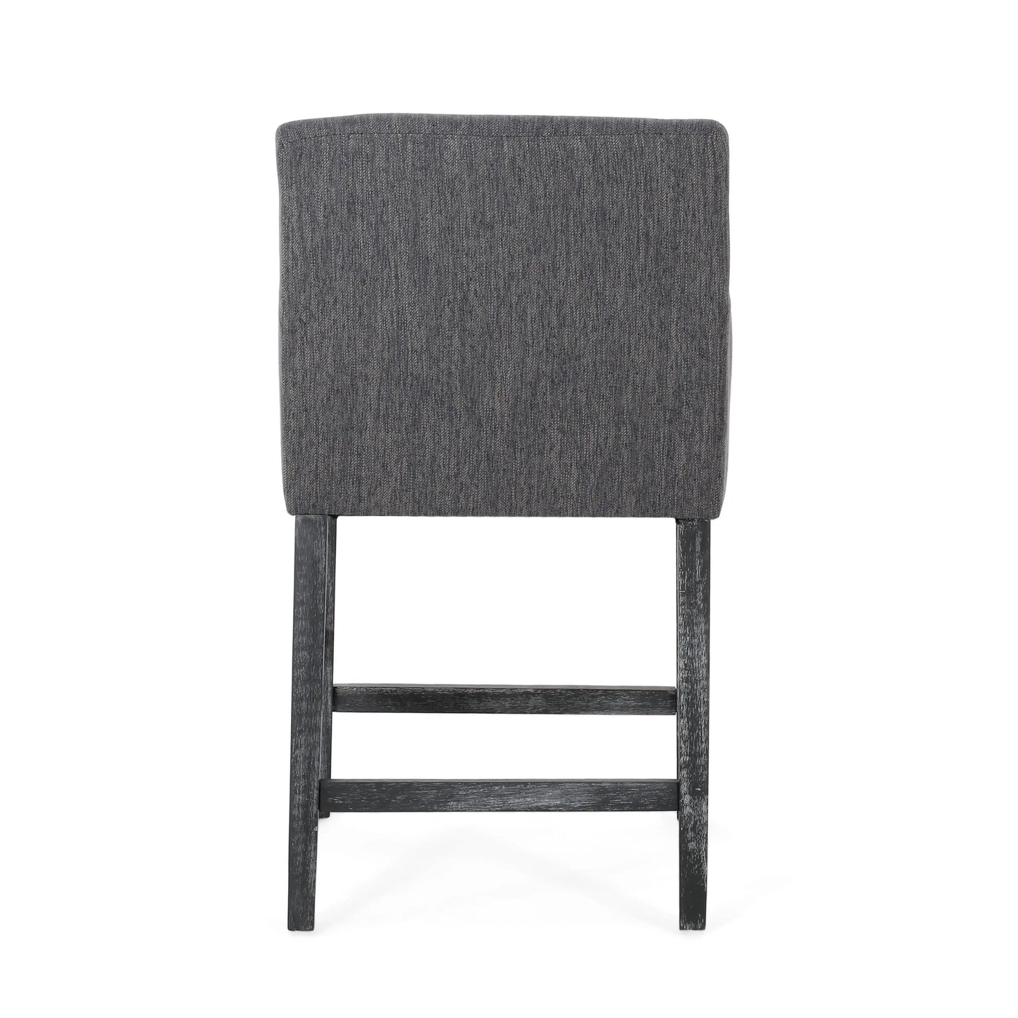 Upholstered Counter Stool, Rubberwood Frame, 24" L x 23" W x 39.5" H, Charcoal Gray Bar Stools at Gallery Canada