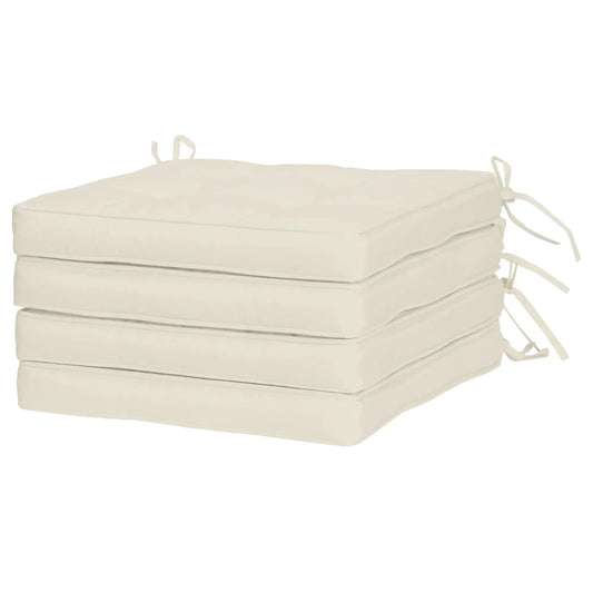 Rattan Furniture Replacement Cushions, 4 Piece, Cream White Patio Chair Cushions Cream at Gallery Canada