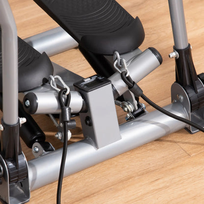 Twist Stair Stepper, Hydraulic Resistance, LCD Display, Silver Aerobic Equipment at Gallery Canada