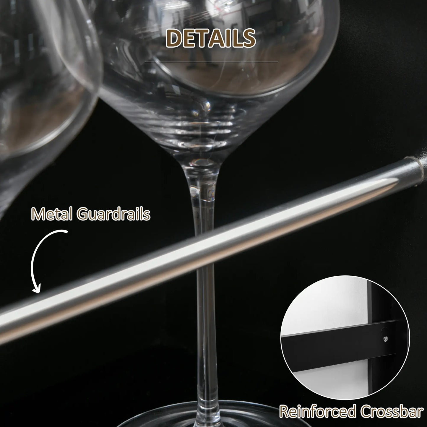 Modern Bar Table, Counter Height, 3 Storage Shelves, Black Bar Tables & Dining Tables at Gallery Canada