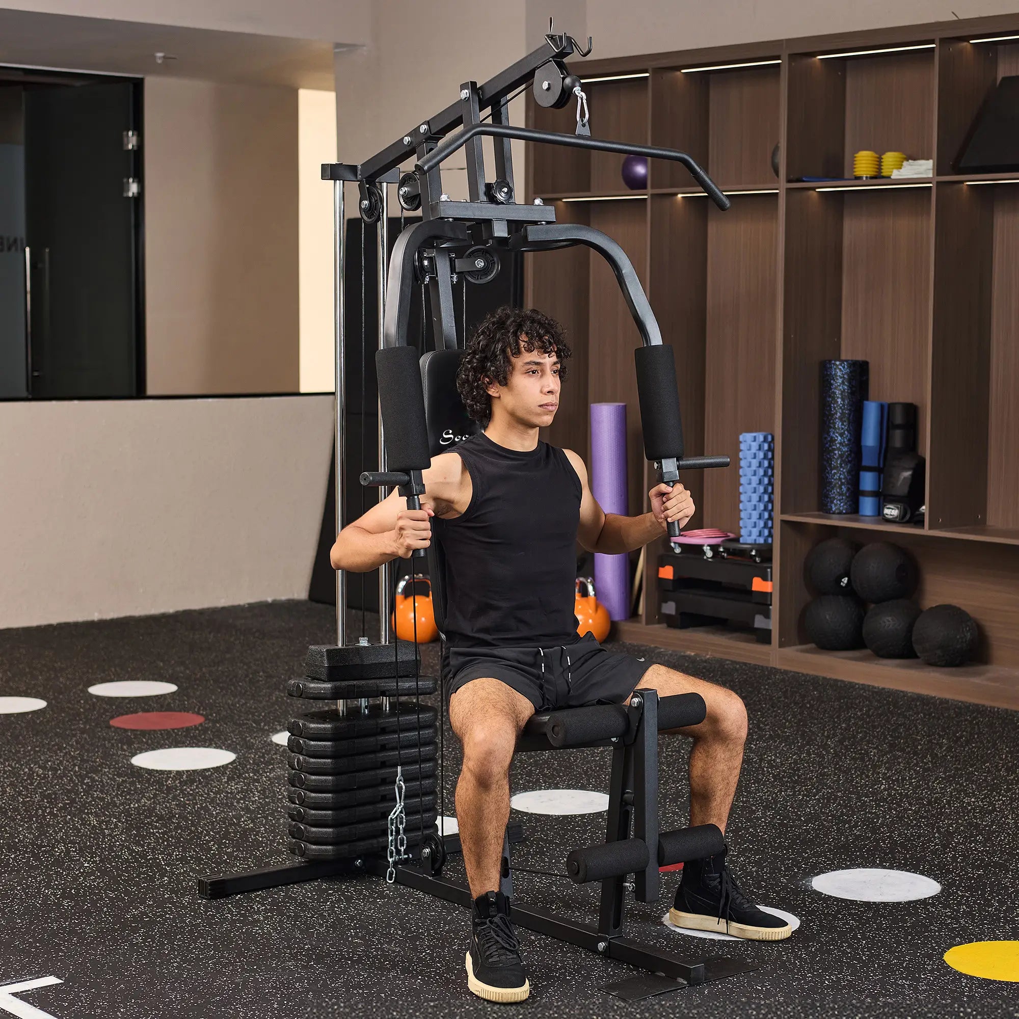 Multifunction Home Gym, 99lbs Weight Stack, Full Body Workout Power Towers at Gallery Canada