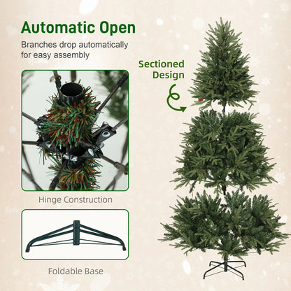 6.5ft Christmas Tree, Synchronized LEDs, DIY, Frasier Fir, Remote, Timer Artificial Christmas Trees at Gallery Canada