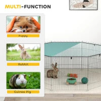 Enclos pour animaux de compagnie pliable avec couvercle supérieur, enclos pour chien portable et robuste