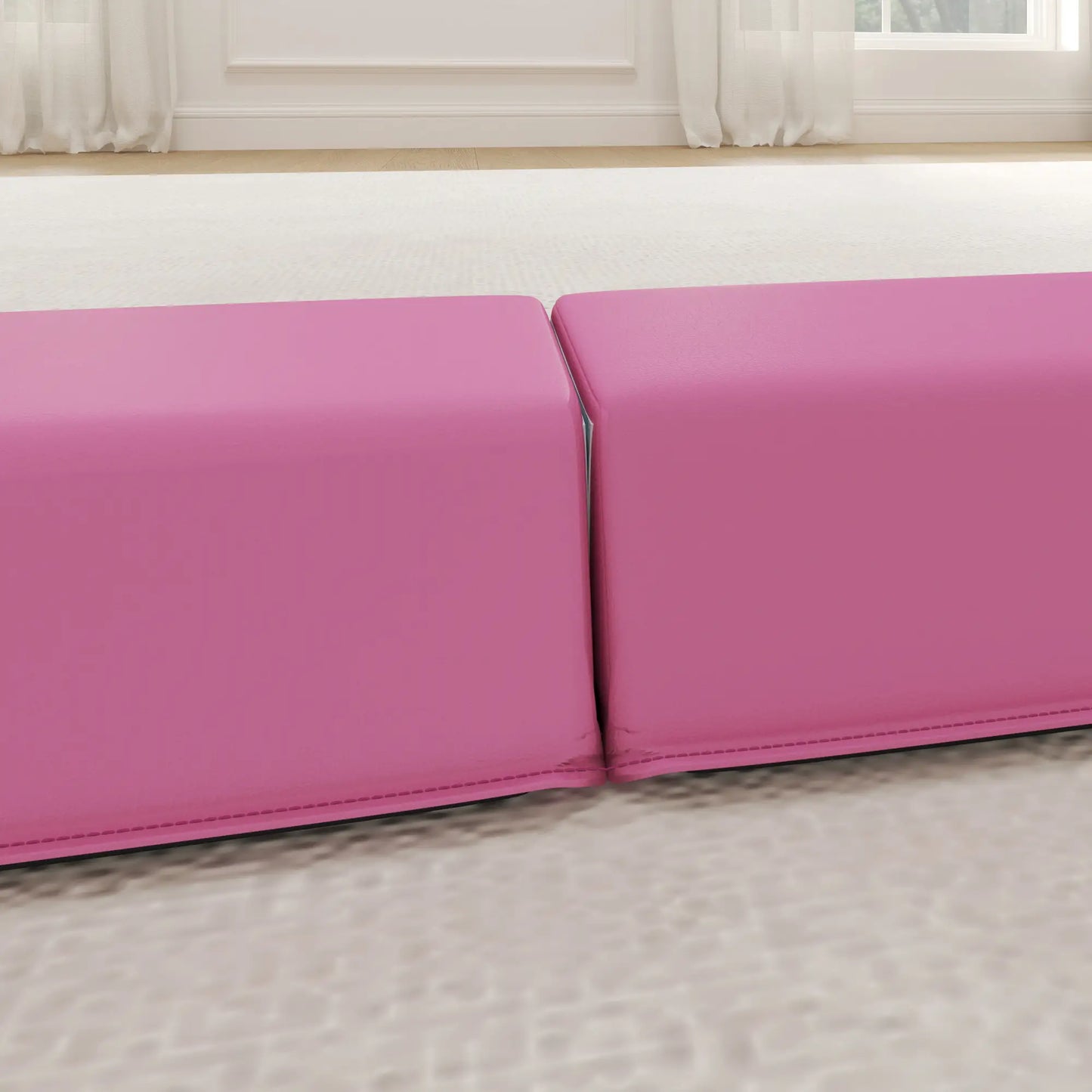 7.7ft Folding Balance Beam, Gymnastics Equipment, Anti-Slip, Red Gymnastics Mats at Gallery Canada