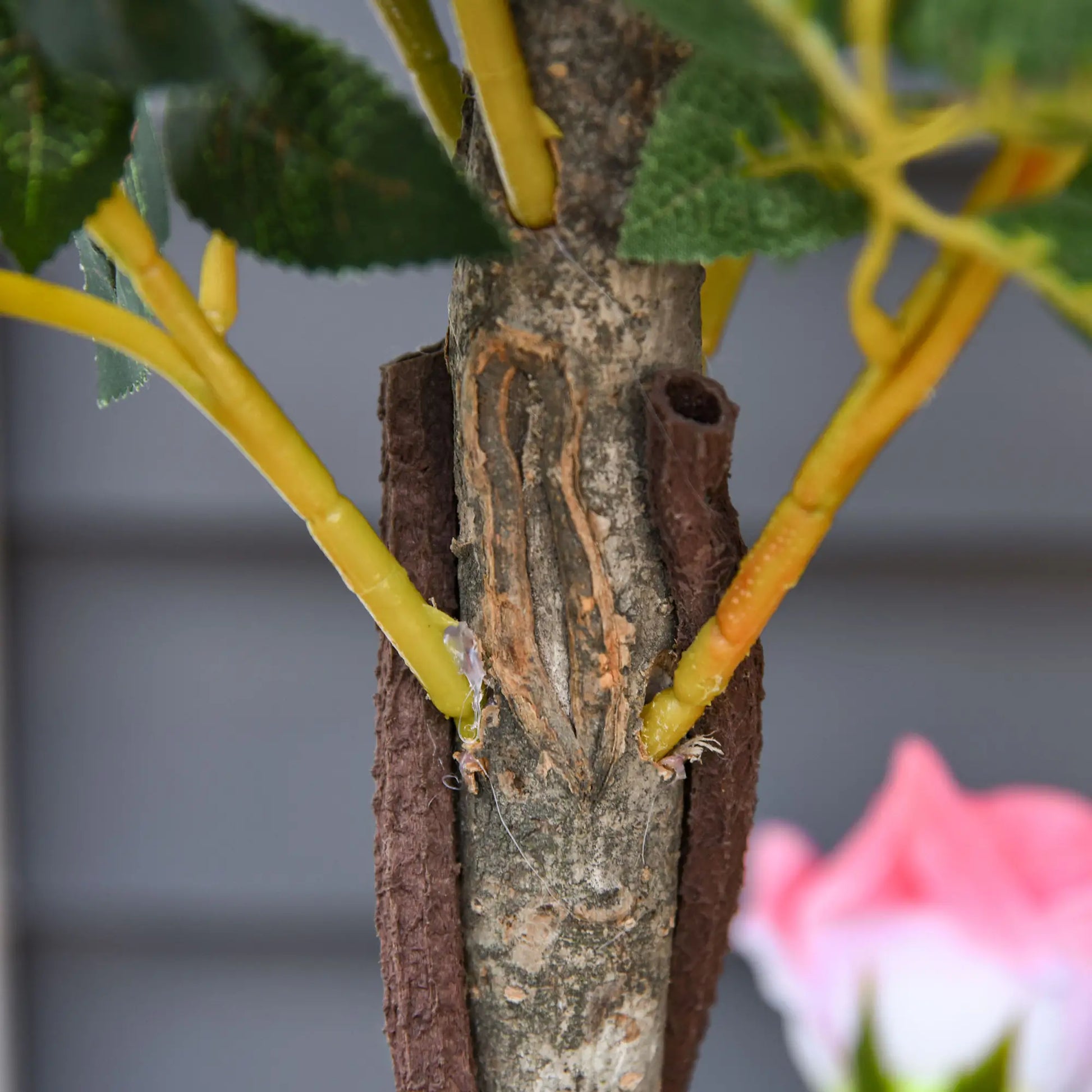 3FT Pink Rose Artificial Plant in Pot, Fake Plant for Home Decor, Pink Artificial Trees at Gallery Canada